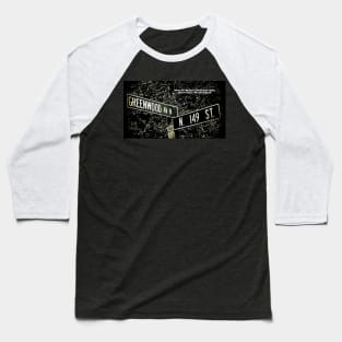 Greenwood Avenue & 149th Street, Shoreline, Washington by Mistah Wilson Baseball T-Shirt